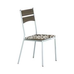 Dining Chair  - Siantano STK 002 / Grey Oak, White (Min. 4 Unit)